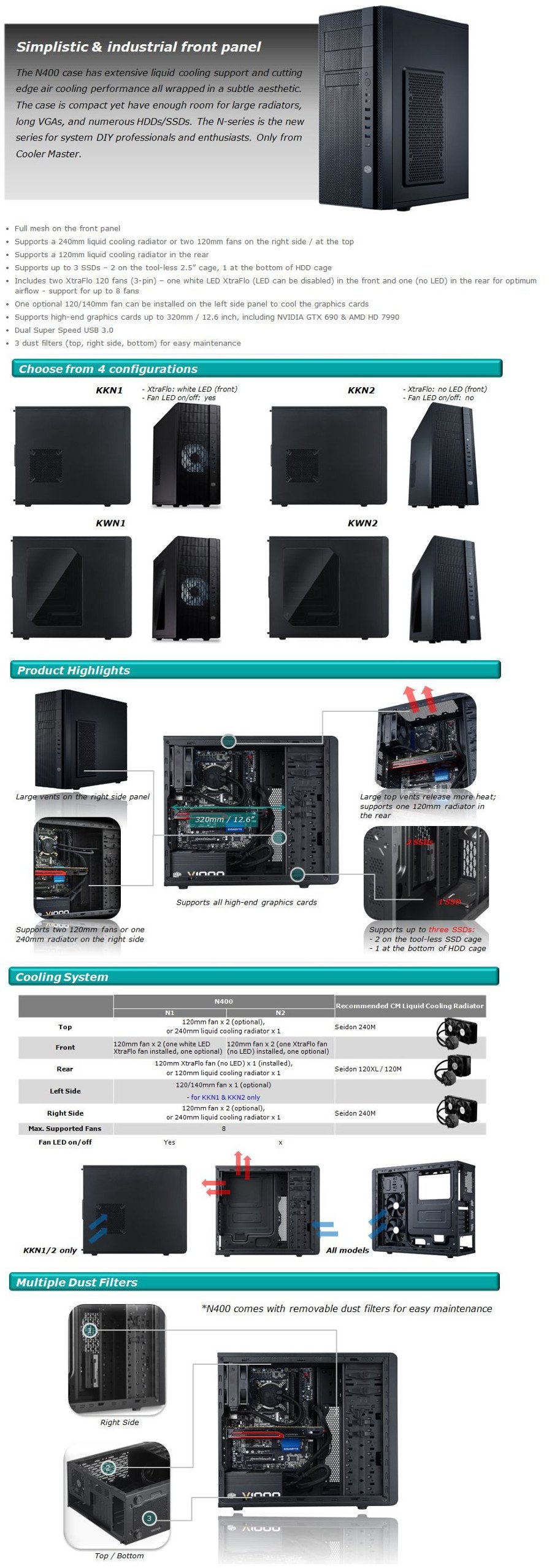 Cooler Master N400 Product Overview