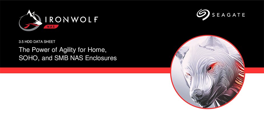 Seagate ST14000VN0008 14TB IronWolf 3.5" SATA3 NAS Hard Drive - Desktop Overview 1