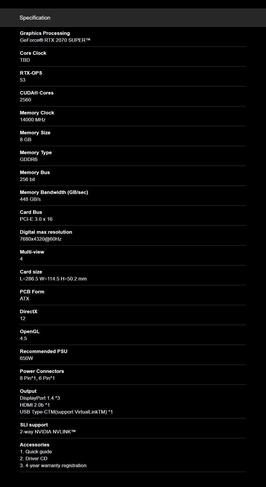 Gigabyte AORUS GeForce RTX 2070 SUPER GAMING OC 8GB Video Card - Overview 2